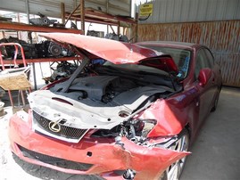2006 Lexus IS250 Burgundy 2.5L AT #Z24715